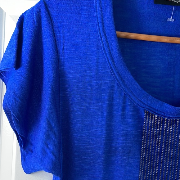 New York & Company Blue Top - Picture 4 of 12